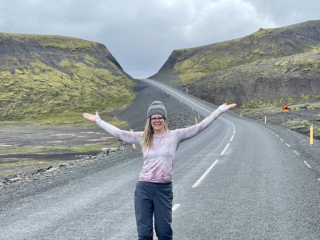 Marta Kagan in Iceland
