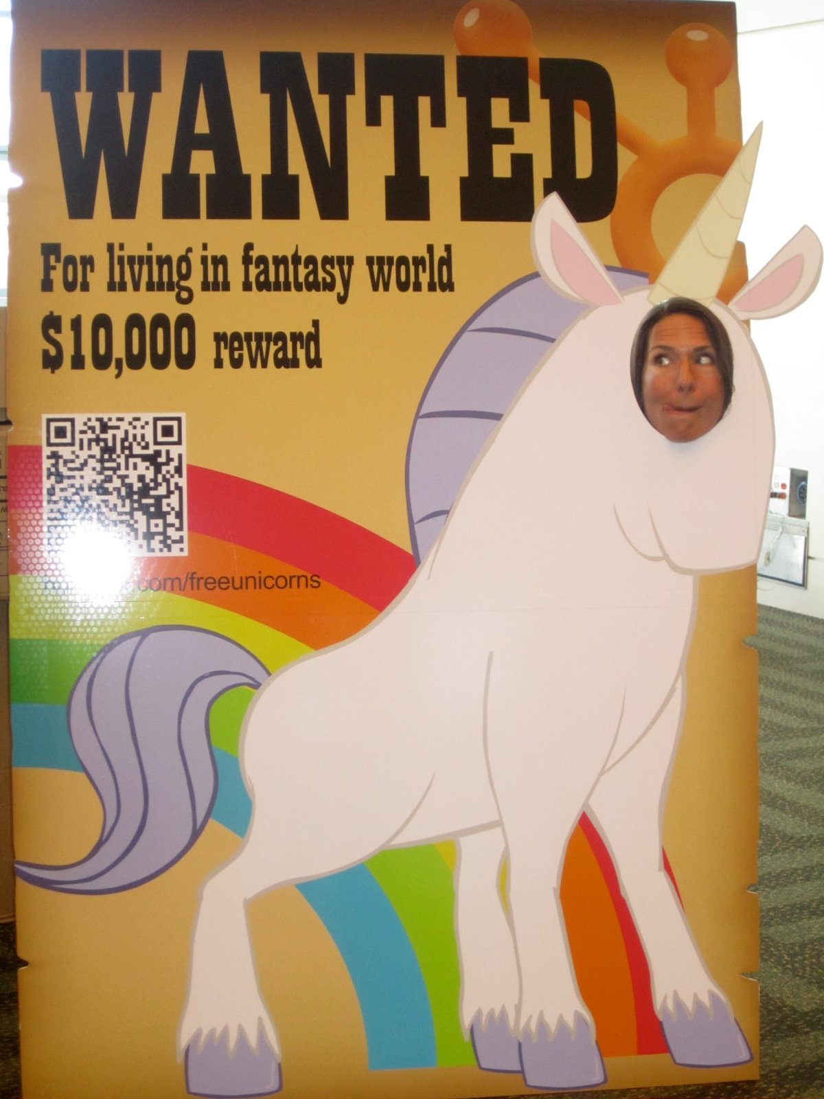 HubSpot unicorn Wanted poster, Dreamforce 2011